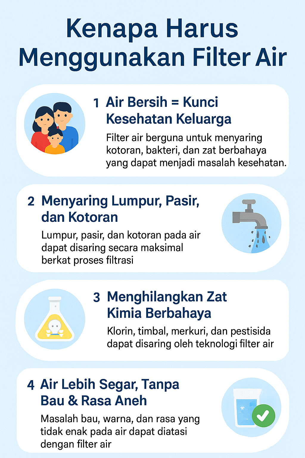 Kenapa Harus Menggunakan Filter Air? Ini 10 Alasan Pentingnya!